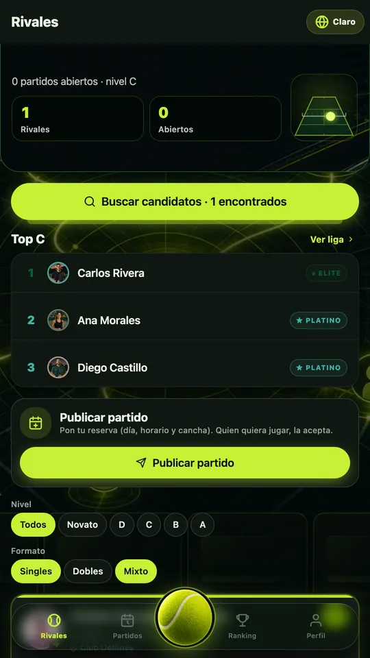 Rivales compatibles en MatchPoint